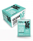 Toallitas limpiadoras corporales Clean Af - Caja de 16