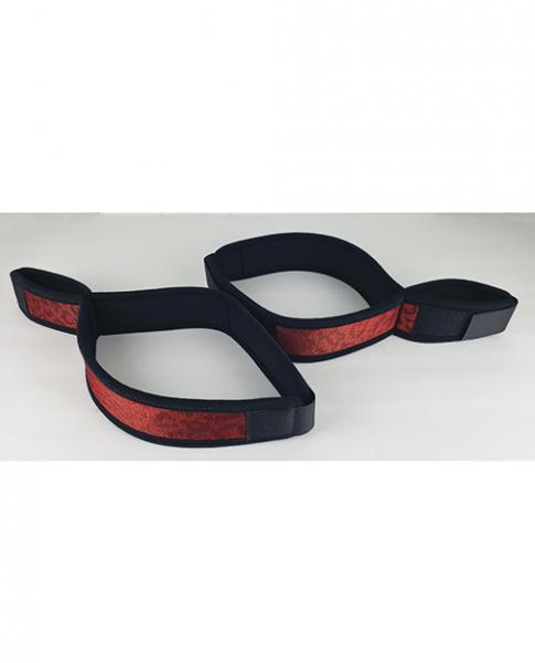 Spartacus Wrist To Thigh Cuffs - Neoprene Red