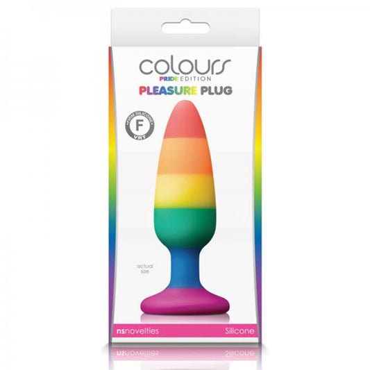 Colours Pride Edition Pleasure Plug Rainbow Medium