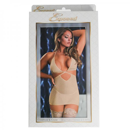 Champagne & Caviar Chemise & G-string