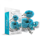 Nixie Metal Butt Plug & Furry Handcuff Set