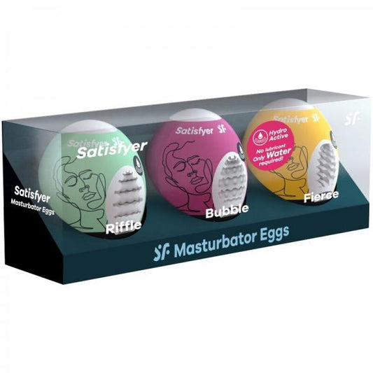 Satisfyer Masturbator Egg 3pc Set