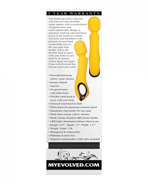 Evolved Buttercup Rechargeable Wand Vibrator