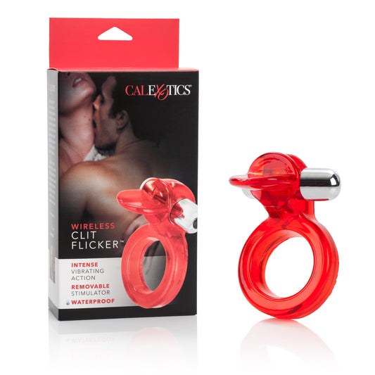 Clit Flicker With Wireless Stimulator Red