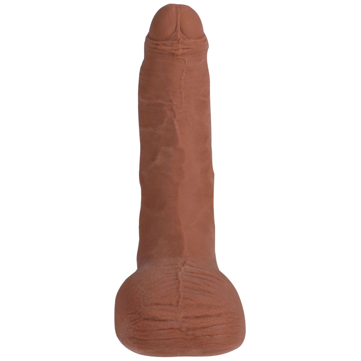 Signature Cocks - Leo Vice - Polla de 7,5 pulgadas con ventosa extraíble Vac-U-Lock - Caramelo