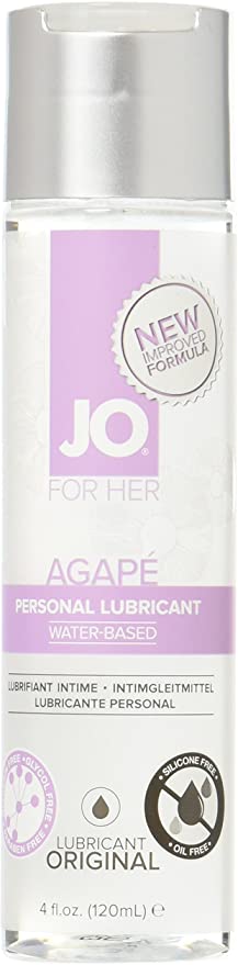 JO FOR HER AGAPE LUBRICANTE PERSONAL A BASE DE AGUA 4oz.