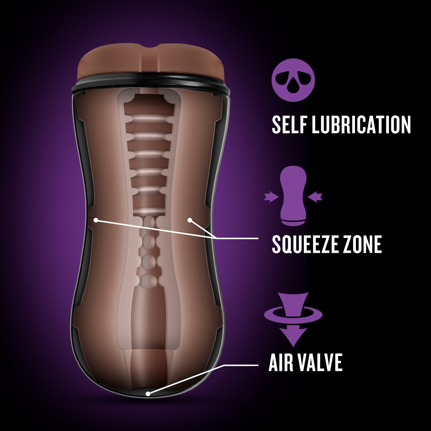 Loverboy - the Dj - Self Lubricating Stroker - Brown