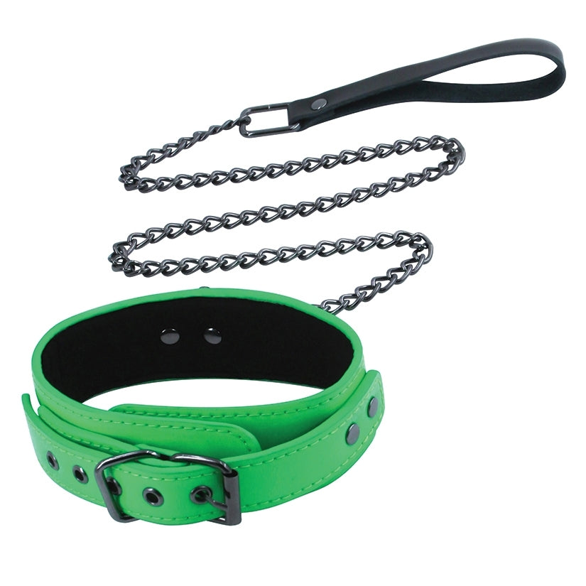 Electra Collar And Leash-Green