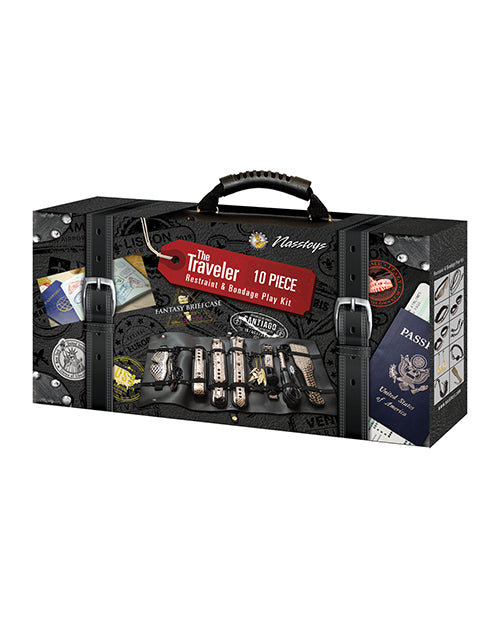 The Traveler Restraint & Bondage Play Kit - 10 Pcs