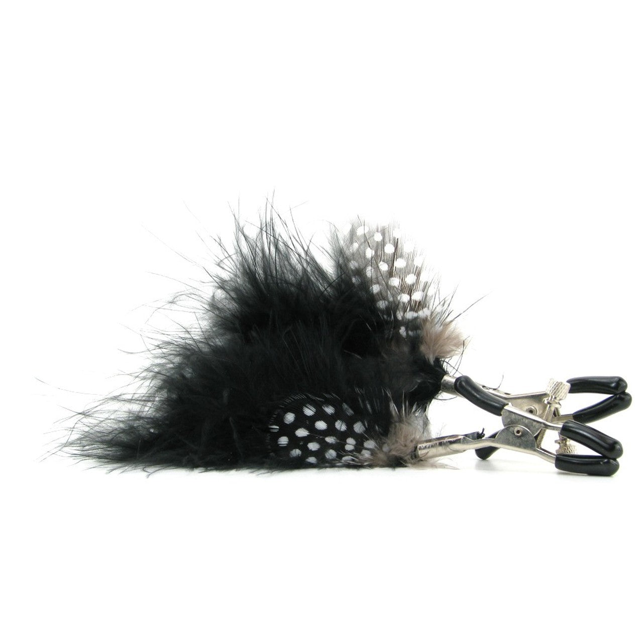 Fetish Fantasy Series Limited Edition Feather Nipple Clamps & Butt Plug