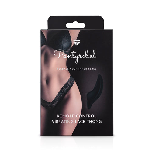 Panty Rebel Tanga Vibrante De Encaje