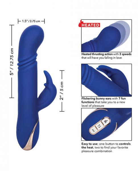 Jack Rabbit® Signature Heated Silicone Thrusting "G" Rabbit