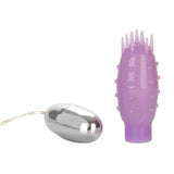 Silicone Slims Nubby Bullet Vibrator Purple