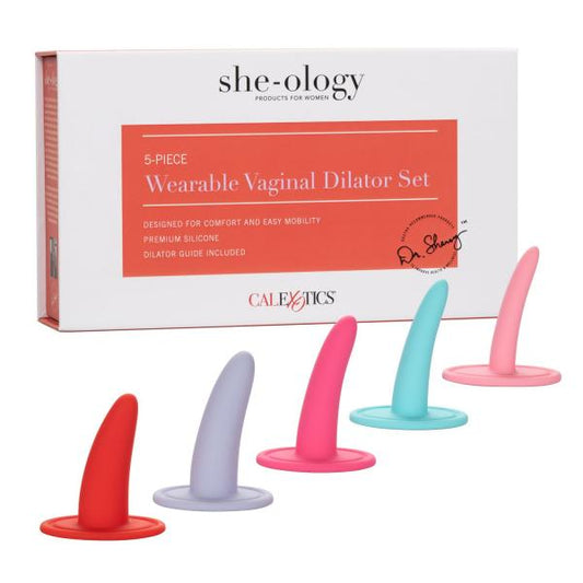 Juego de dilatadores vaginales portátiles She-ology de 5 piezas