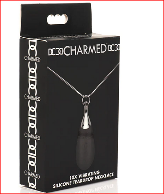 Charmed 10x  Silicone Teardrop Necklace