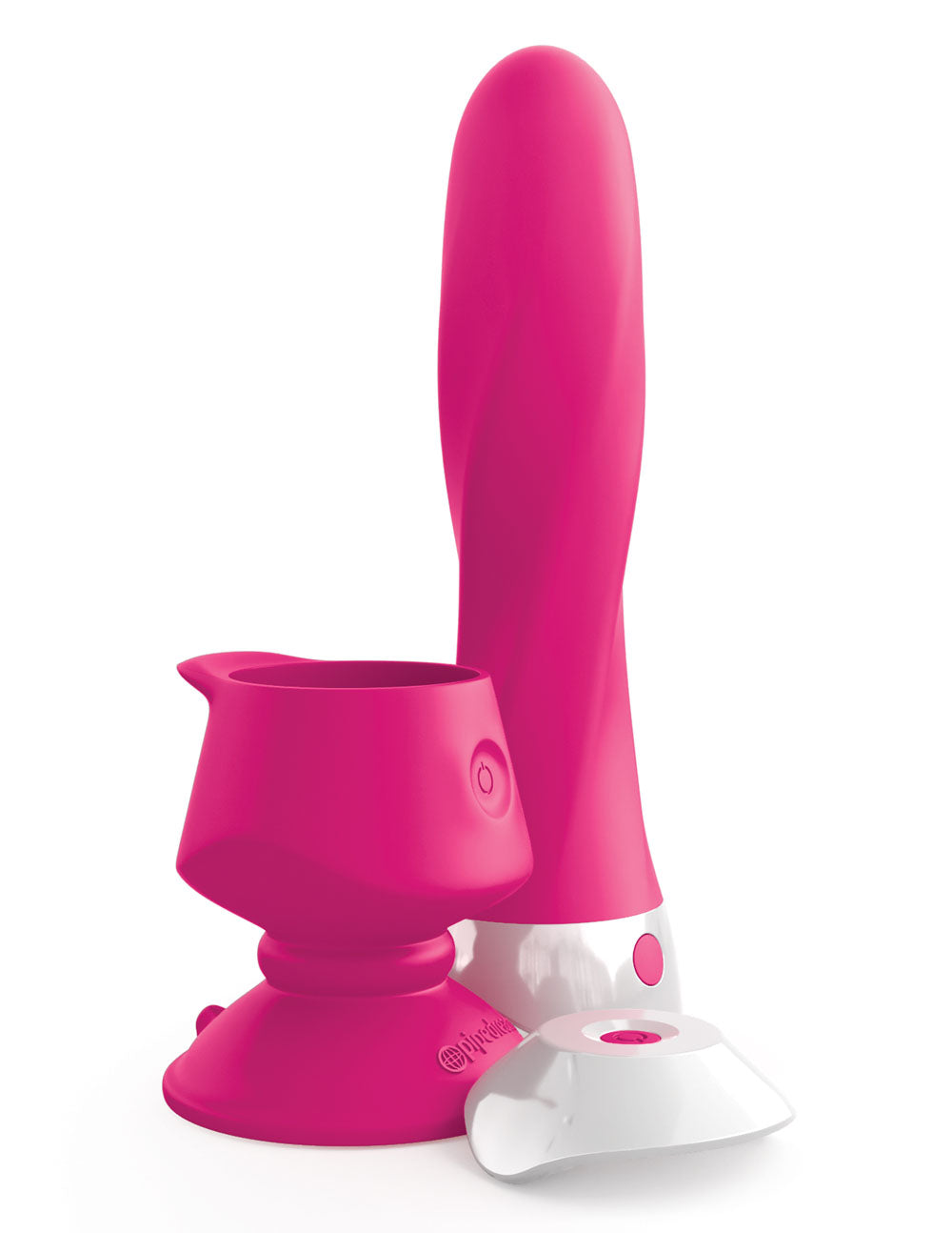 3Some Wall Banger Deluxe Pink Silicone Vibrator