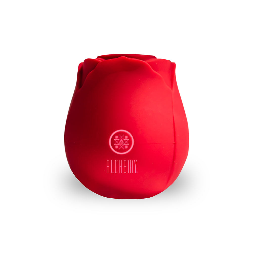 The Luxury Alchemy Rosebud Luxury Air-Pulse Massager - Red