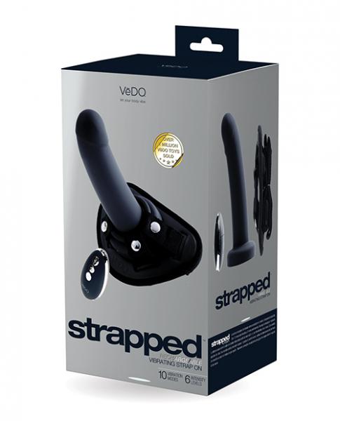 Strapped Silicone Rechargeable Vibrating Strap On with Remote Control