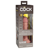 King Cock Elite Vibrating Silicone Dual-Density Cock 6 in. Ligh
