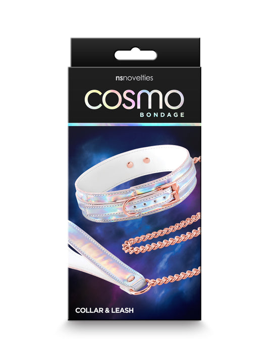 Cosmo Bondage - Collar y correa - Arco iris