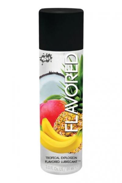 Wet Flavored Lubricant Tropical Explosion 3oz