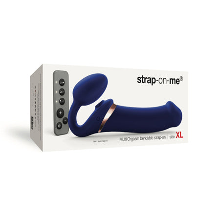 Strap-On-Me Multi Orgasm Bendable Strap-On Night Blue