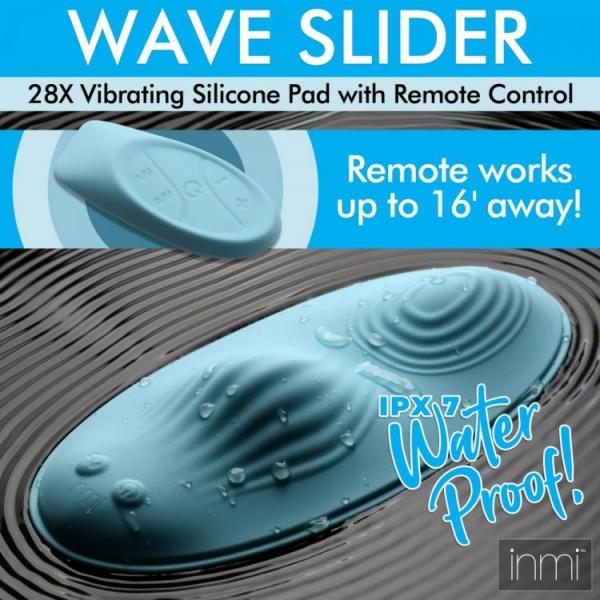 28x Wave Slider Almohadilla Vibratoria De Silicona Con Control Remoto