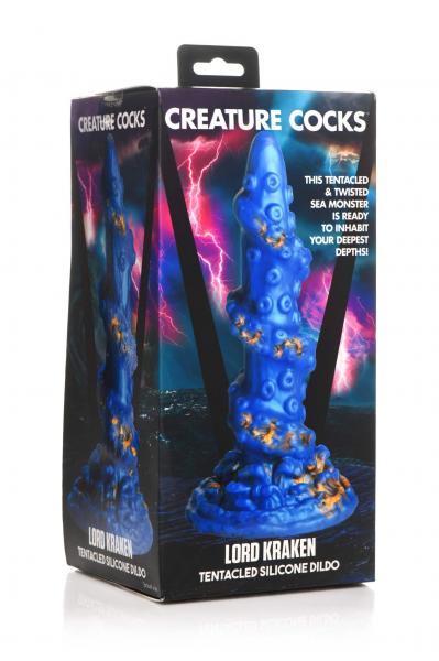 Creature Cocks Lord Kraken Consolador de silicona con tentáculos