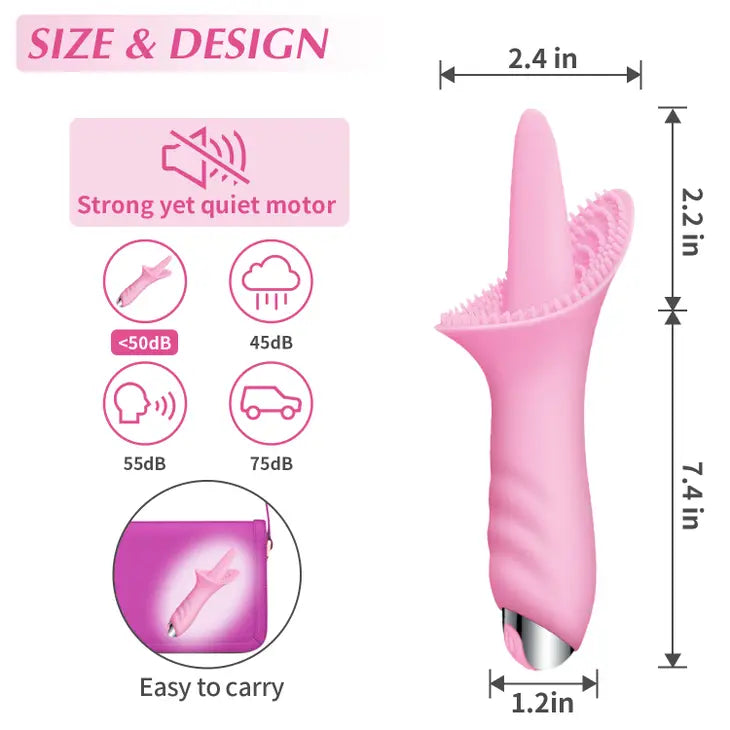 Sensuous Vibrating Cunnilingus Massager