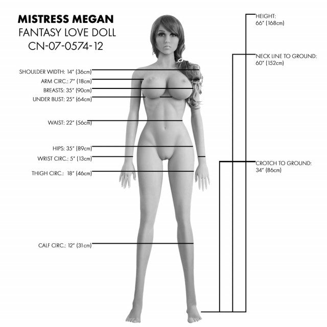 Mistress Megan Life-size Beach Sex Doll