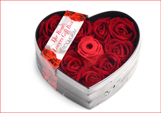La caja de regalo del amante de las rosas