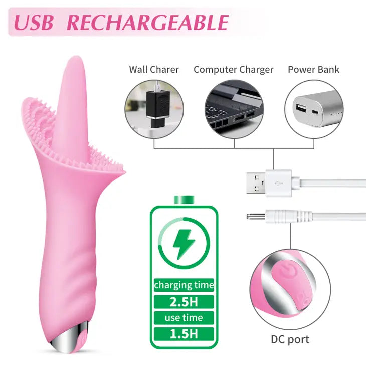 Sensuous Vibrating Cunnilingus Massager