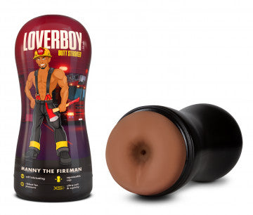 Loverboy - Manny the Fireman - Self Lubricating Stroker - Tan