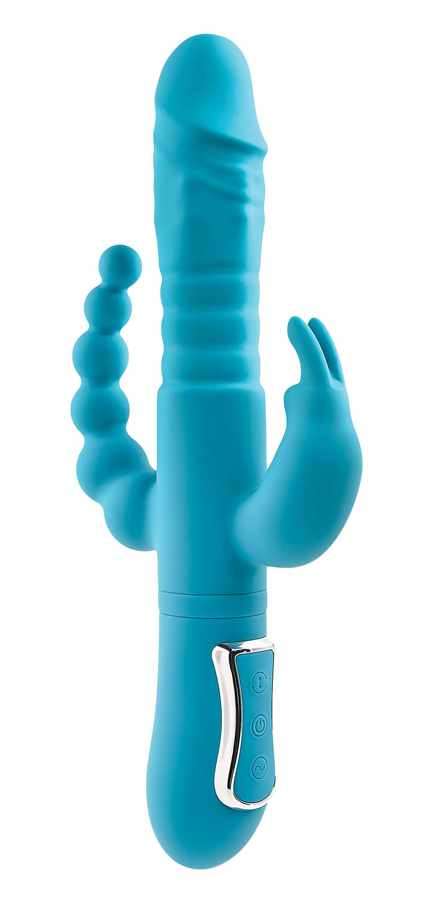 A&amp;E Eve's Thrusting Triple Joy Rabbit Teal