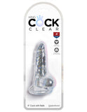 King Cock Clear With Balls