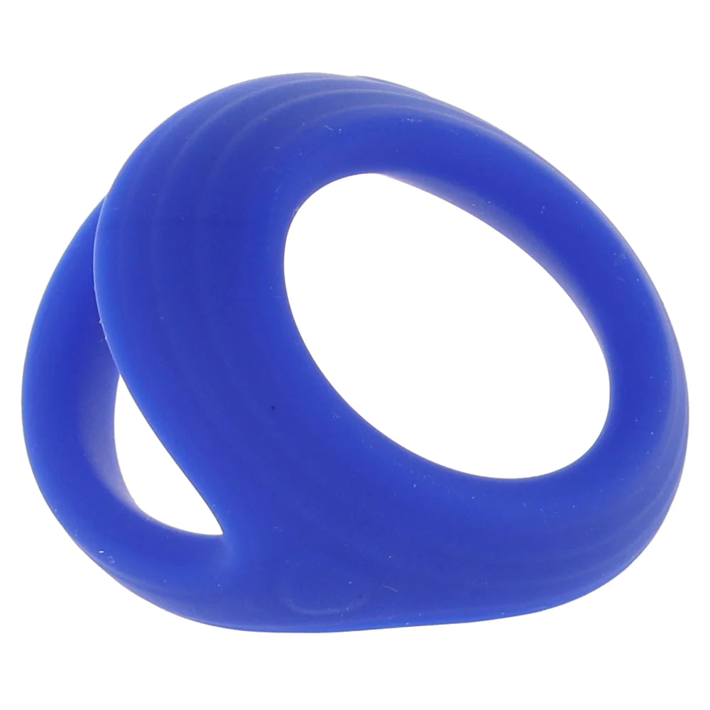 Admiral Cock And Ball Doble Anillo Azul