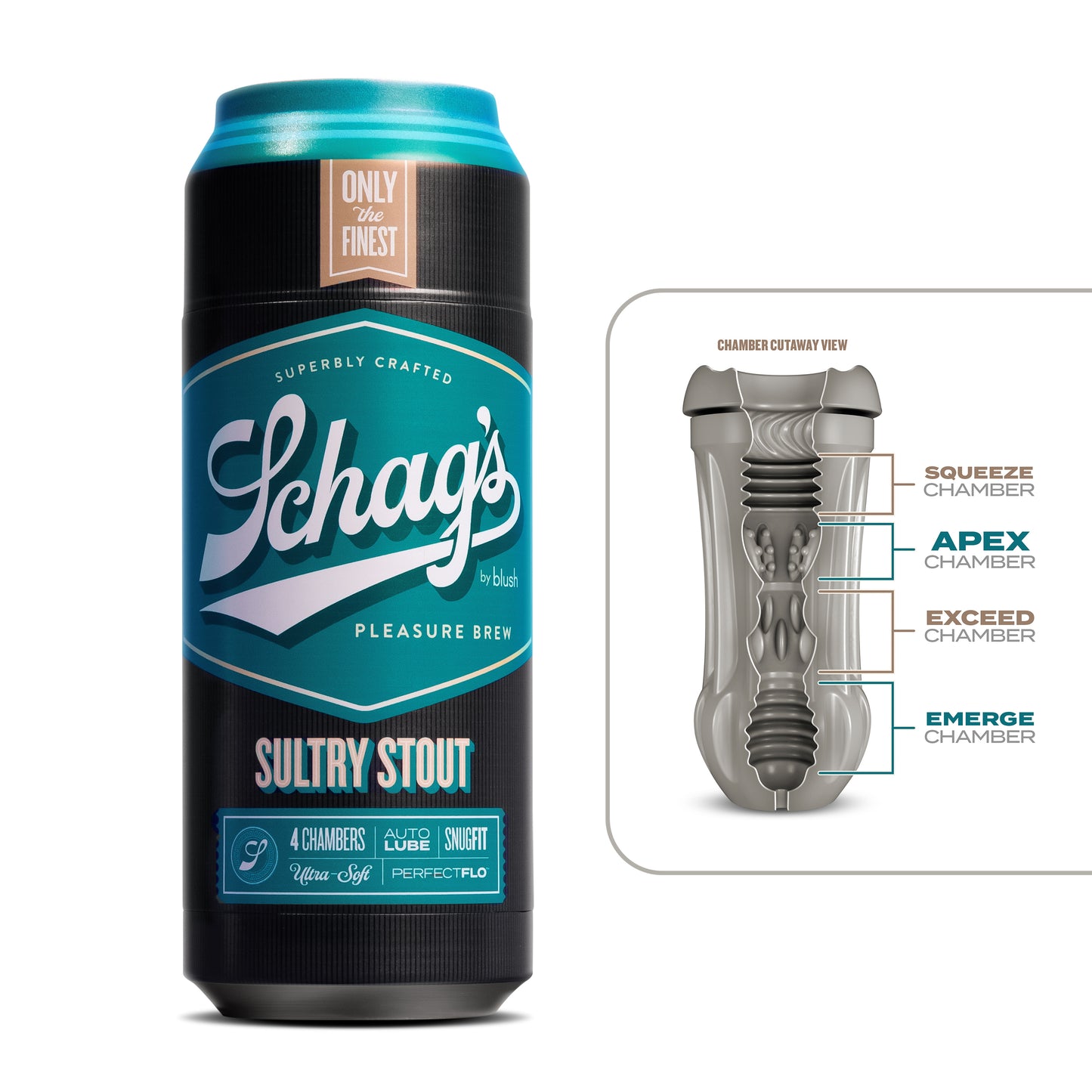 Schag's Sultry Stout Self-Lubricating Stroker