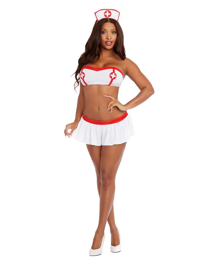 Dreamgirl Nurse Bedroom Costume Four-Piece Set