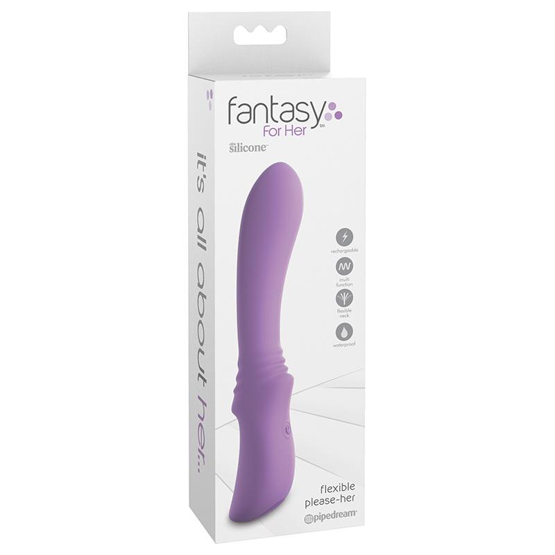 Fantasy For Her Flexible Please-Her Purple Vibrator